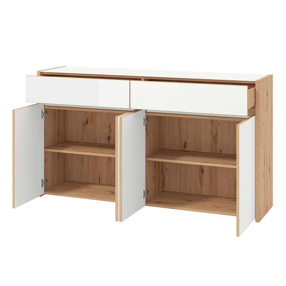 Kommode Sideboard Schrank Highboard Anrichte Weiss NEU 201-Er in Erfurt