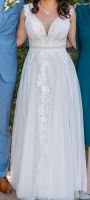 Herve Paris Brautkleid Vintage Boho Ornament Spitze ivory 38 Hessen - Altenstadt Vorschau