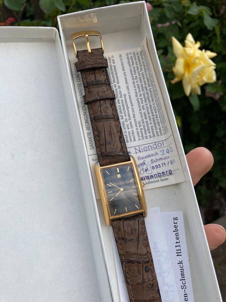 Citizen Noblia vergoldet  Quartz Armbanduhr Herrenuhr Nachlass in Dreieich