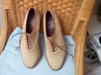 Halbschuhe von George Hogg Gr. 10 hellbeige Leder Nordrhein-Westfalen - Netphen Vorschau