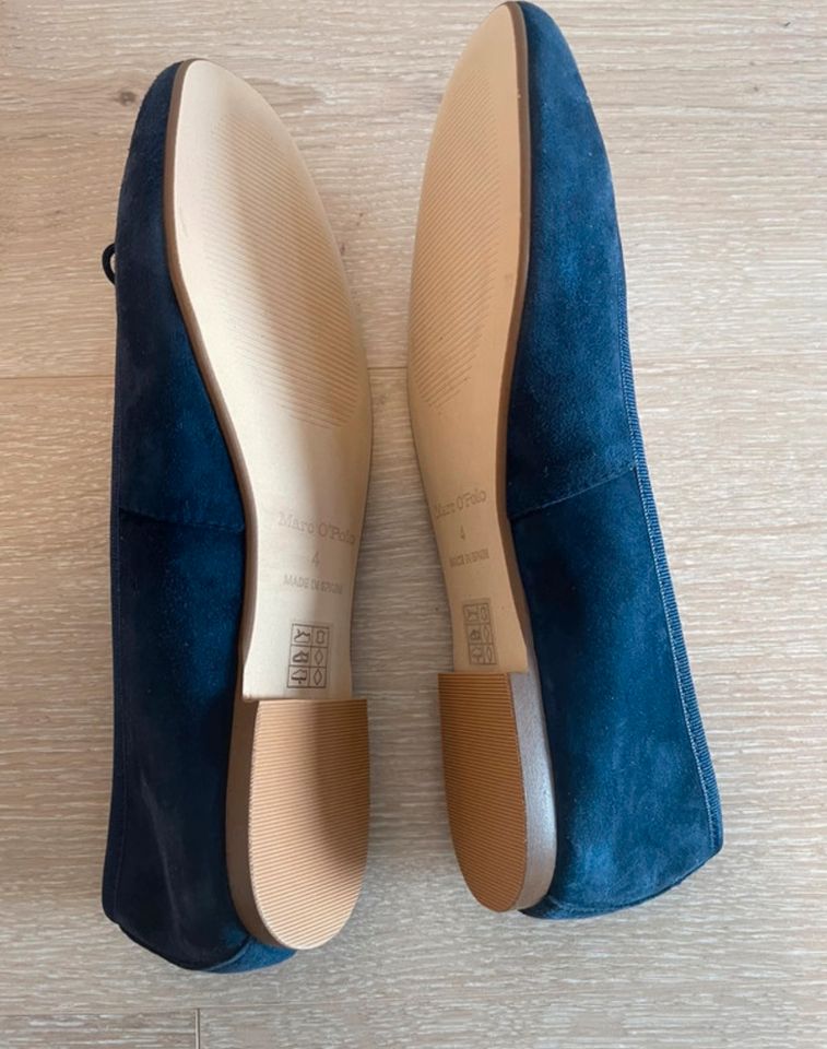 Marc O‘Polo Schuhe Ballerinas Damen Gr. 37 blau NEU in Diepholz