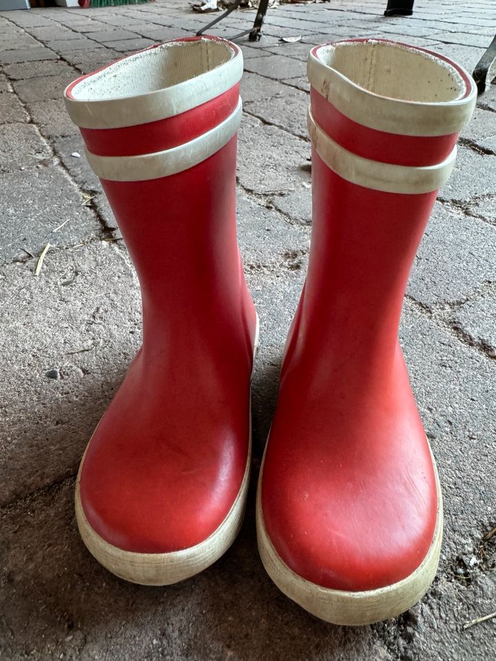 Gummistiefel Aigle kinder rot Gr. 22 in Nordholz