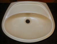 Handwaschbecken beige, matt 45x35 cm, gebraucht. Nordrhein-Westfalen - Neukirchen-Vluyn Vorschau