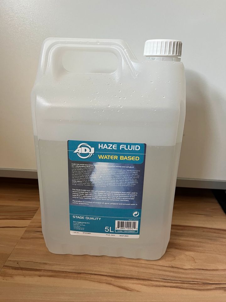 ADJ Haze Fluid water based 4l - für Hazer / Nebelmaschine in Ergolding