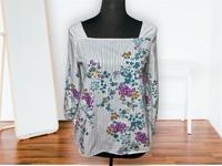 Massimo Dutti gestreifte Bluse floral Blumen Baumwolle Streifen Berlin - Mitte Vorschau