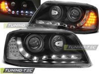 Tuning-Tec LED Tagfahrlicht Scheinwerfer für VW T5 03-09 schwarz Nordrhein-Westfalen - Viersen Vorschau