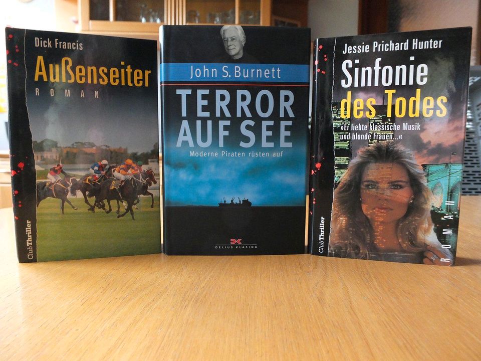 Verkaufe verschiedene Bücher Krimi/Thriller in Seibersbach