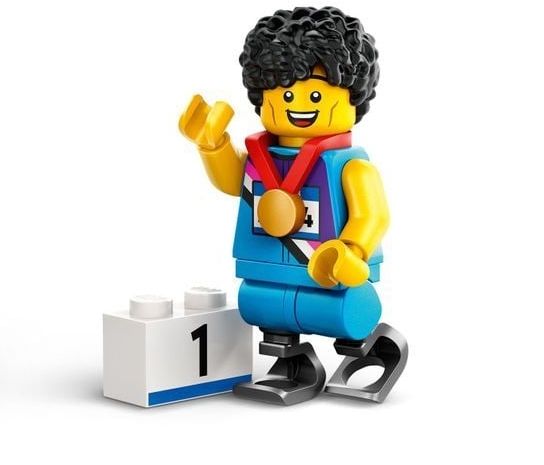 Lego Minifiguren Serie 25 - 04 - Sprinter in Much