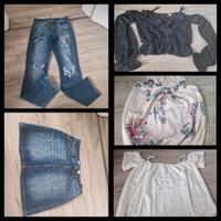Outfit h und m, Jeans, Rock, Oberteile bekleidungspaket Nordrhein-Westfalen - Herne Vorschau