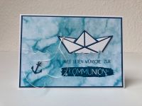 Glückwunschkarte zu Kommunion/Konfirmation/Taufe/handgefertigt Rheinland-Pfalz - Grafschaft Vorschau
