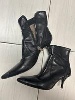 Stiefelette Schwarz Gr 36 Echtlefer Loretta Dettinari Original Niedersachsen - Rühen Vorschau