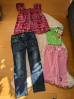 Paket 1 Jeanshose 1 Kleider 1 Shirt 1 Radler Gr. 110 und 116 Nordrhein-Westfalen - Oberhausen Vorschau