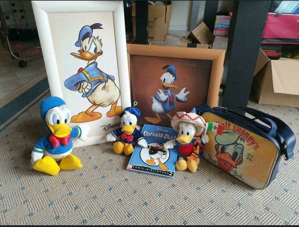 Donald Duck Set Disney Paris, DVD, Tasche in Gladenbach