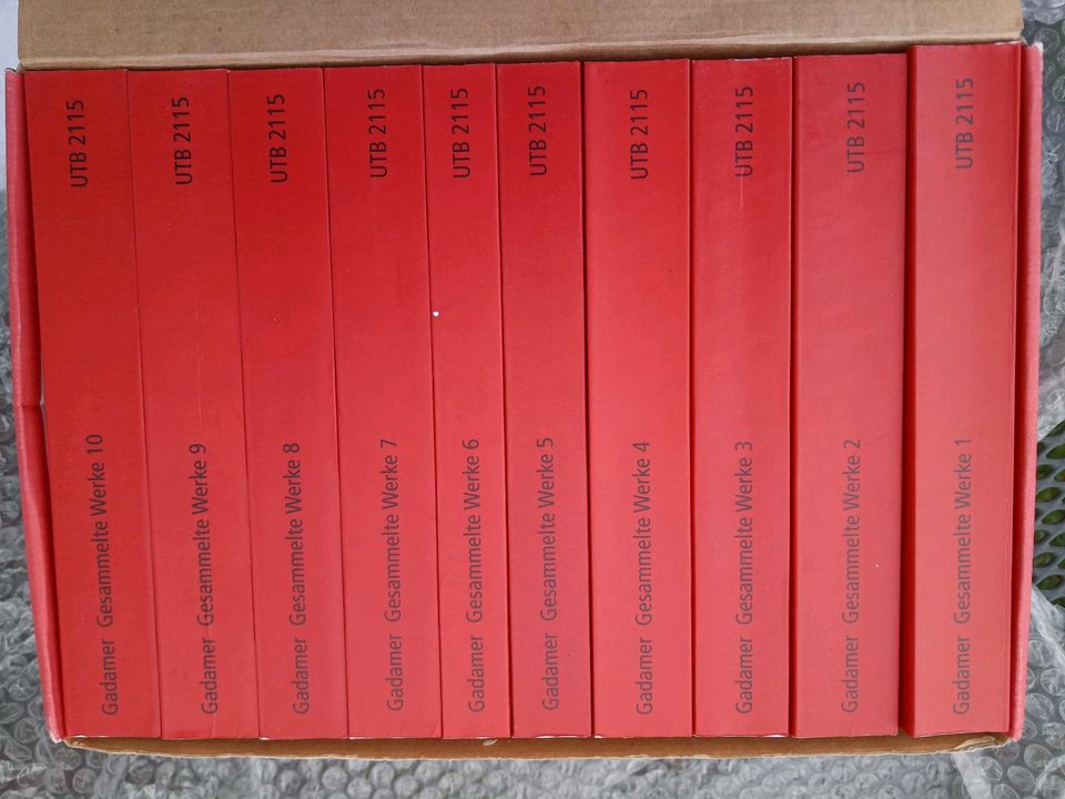 Hans-Georg Gadamer gesammelte Werke 10 Bände softcover in Wolfegg