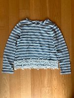 GUESS Shirt (langarm), blau/weiß, Größe 10-12 Jahre Düsseldorf - Himmelgeist Vorschau