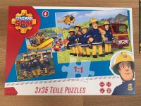 Puzzle Feuerwehrmann Sam 3x35 Teile - Top Zustand Hessen - Friedrichsdorf Vorschau