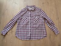 Karobluse Bluse Hemd von Oui kariert in blau beige rot Gr. 46 Hessen - Nidda Vorschau