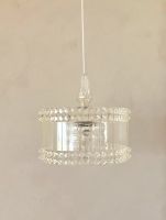 Hängeleuchte Lampe transparent Glas Acryl Metall vintage retro Hessen - Bad Homburg Vorschau