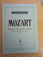 Mozart, Vesperae solennes de confessore Soli/Chor/Orchester, Klav Rheinland-Pfalz - Vallendar Vorschau