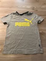 PUMA Kindershirt hellgrau/gelb Gr.140 Kreis Ostholstein - Scharbeutz Vorschau