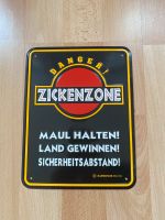 Metallschild „Zickenzone“, Blechschild Schleswig-Holstein - Hemdingen Vorschau