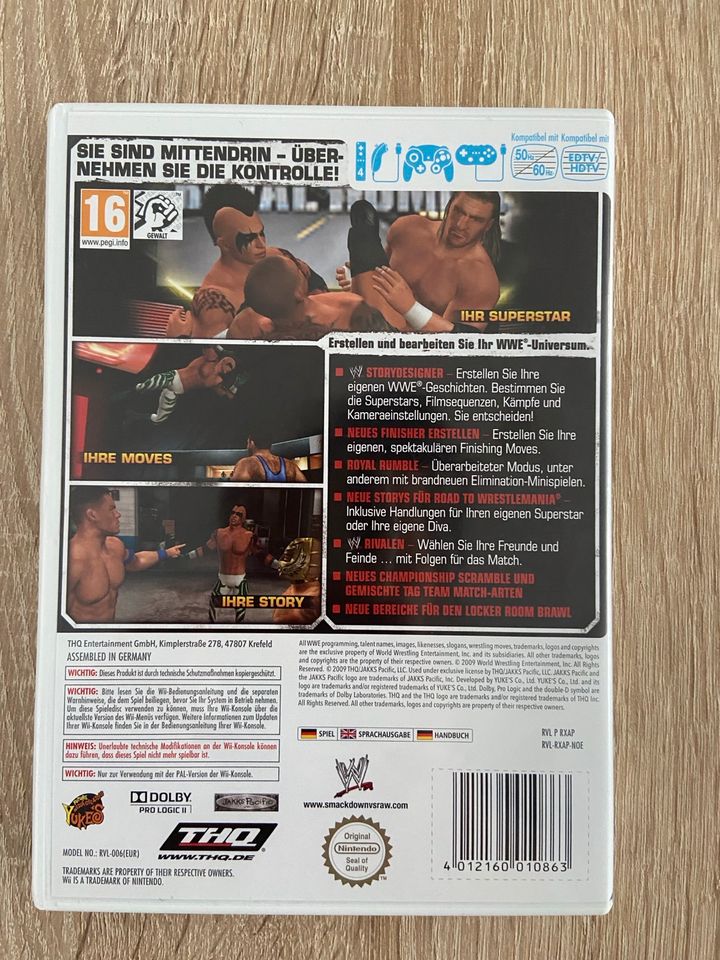 Smack Down VS RAW 2010, Nintendo Wii spiel, Konsole, Videospiel in Wermelskirchen