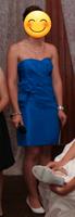 Royalblaues knielanges Abendkleid Hessen - Diemelstadt Vorschau