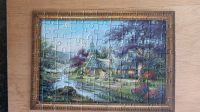 Thomas Kinkade Puzzle mit Staffelei - Clocktower Cottage Frankfurt am Main - Griesheim Vorschau