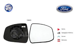 Rechts Beifahrerseite Spiegelglas Beheizbar für Ford C-Max 2011