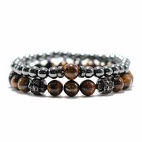 Armband 2er Set Herren Unisex Elegant Unikat Tigerauge Hämatit Baden-Württemberg - Öhringen Vorschau