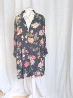 Longbluse Bluse Viskosebluse G 40 neu wertig A linie Blumen Hamburg-Nord - Hamburg Barmbek Vorschau