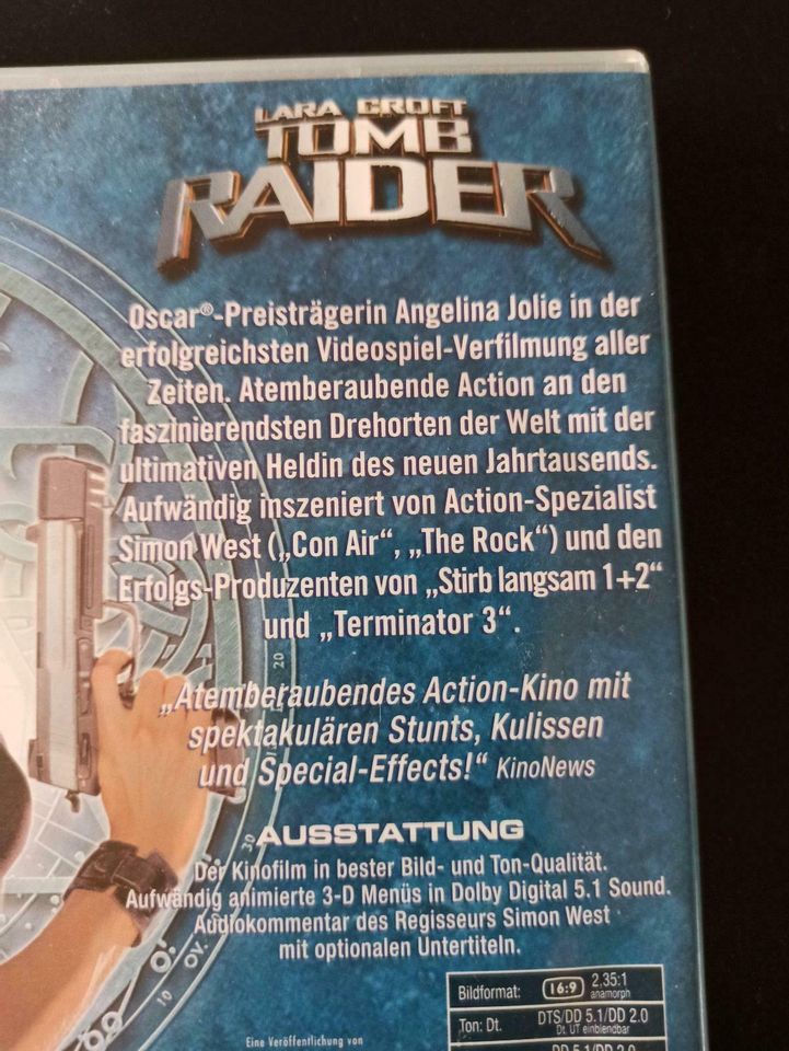 DVD Lara Croft Tomb Raider FSK 12 in Altenstadt Iller