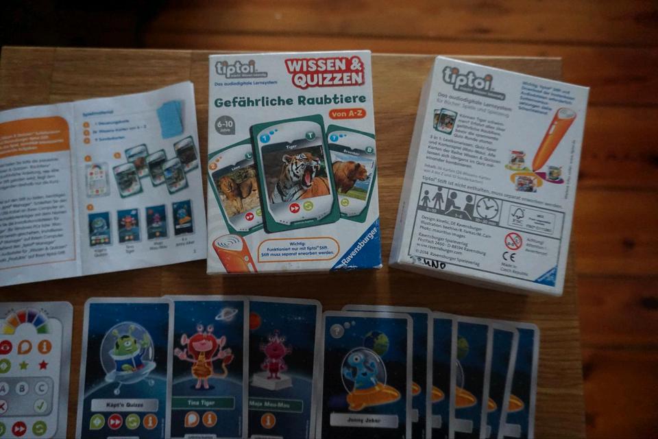 Tiptoi Wissen & Quizzen- Retter, Erfindungen, Raubtiere, Körper in Wildau