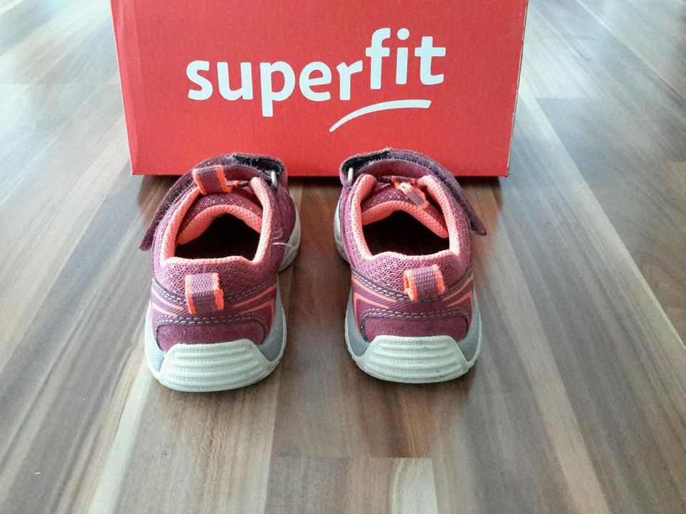 Superfit Storm Halbschuh Sneaker Sport Gr.25 pink/orange in Untergruppenbach