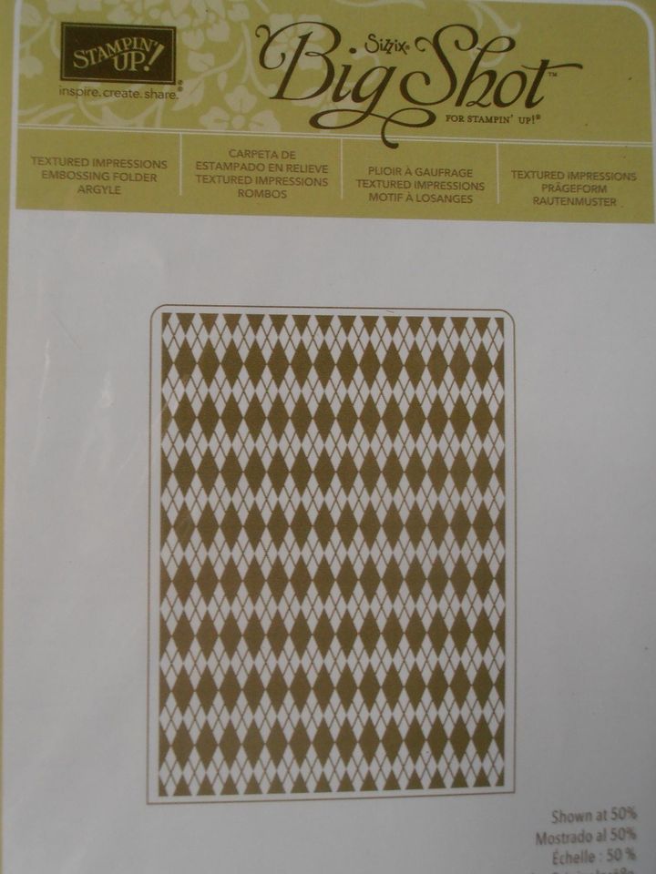 Stampin up Prägeform Embossing Folder Rauten, Pfeile je 7€ in Werlte 