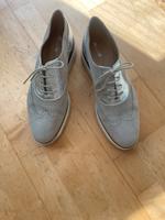 Geox Plateau-Schnürschuh grau/silber 41 Bayern - Gröbenzell Vorschau