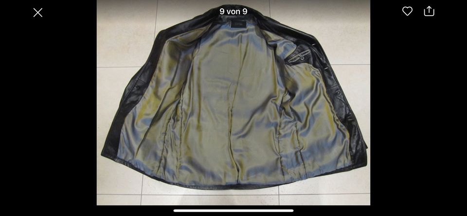 Neue Lederjacke von Versace Gr. 54 / NP Eur 660 in Bad Tölz