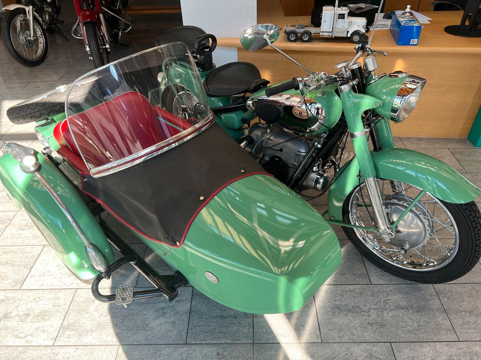 Zündapp KS601 Gespann Steib Seitenwagen Beiwagen KS 601 Oldtimer in Mörlenbach