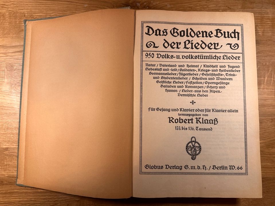 Robert Klaaß „Das Goldene Buch der Lieder“ in Dortmund