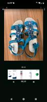 Neu Sandalen Schuhe Sommerschuhe Damenschuhe mit Blumen blau 39 Bayern - Ingolstadt Vorschau