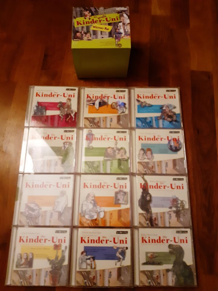 Kinder-Uni – 12 CDs voll Wissen, gelesen u.a. von Rufus Beck in Braunschweig