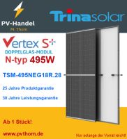 Trina Vertex S+ 495W TSM-495NEG18R.28 Glas-Glas Solarmodule Modul Brandenburg - Dahlewitz Vorschau