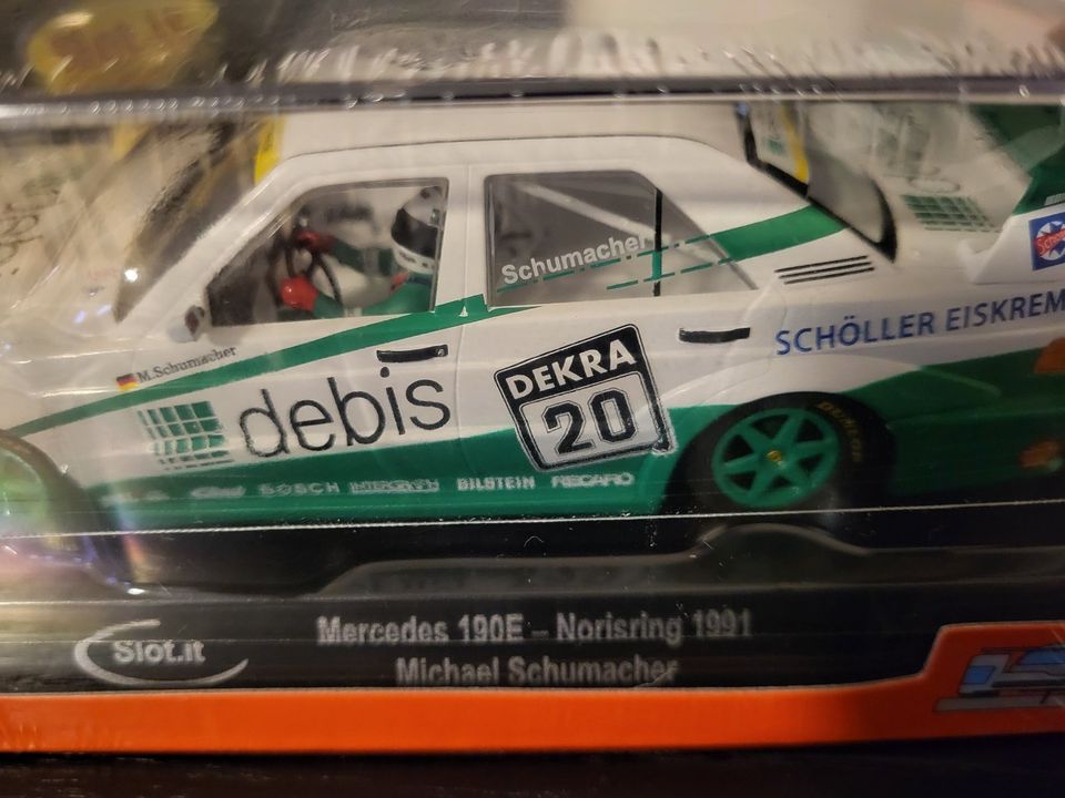 1:32 SLOTCAR: Slot.it MERCEDES 190E DTM 1991 M. SCHUMACHER Nr.20 in Muggensturm