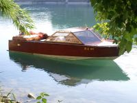 Holz Motorboot / Mahagoni Klassiker 6,8m, Benzin V8 260 PS Bayern - Metten Vorschau