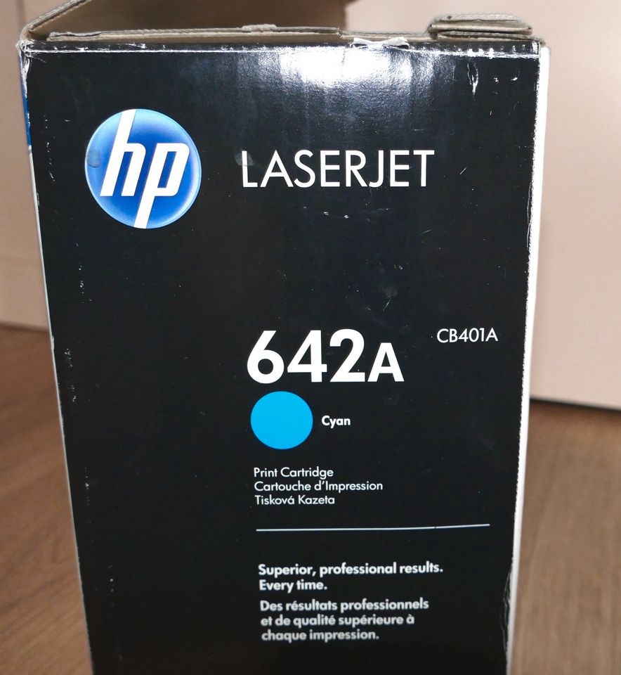 Originale HP LaserJet 642A CB401A CP4005 Tonerkartusche Cyan neu in Berlin