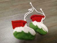 Kleine Babysöckchen Schuhe Socken selbstgemacht nur 2x getragen Bayern - Ansbach Vorschau