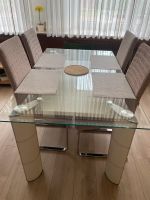 Glastisch Küche Esszimmer mit 4 Stühle Nordrhein-Westfalen - Velen Vorschau