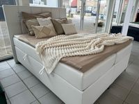 Boxspringbett Schlafzimmerbett PARMA Kunstleder Weiss 160x200cm Nordrhein-Westfalen - Lage Vorschau