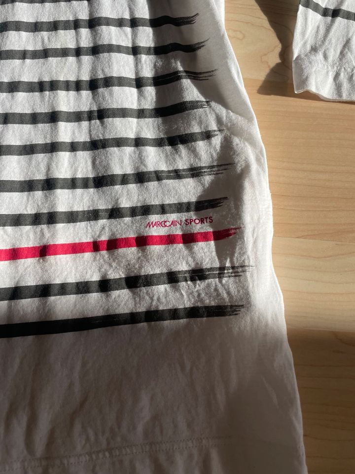 Marc Cain Sports T-Shirt Kleid langarm, weiß schwarze Streifen, M in Tübingen