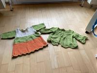 Handmade Strickkleid und Strickjäckchen 62/68 Kreis Pinneberg - Moorrege Vorschau